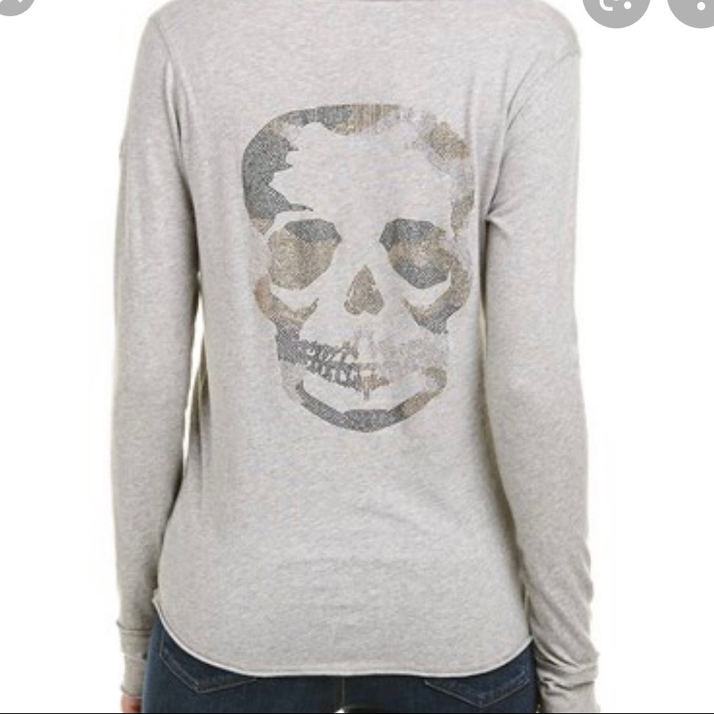 Super soft grey long sleeve from zadig and Voltaire